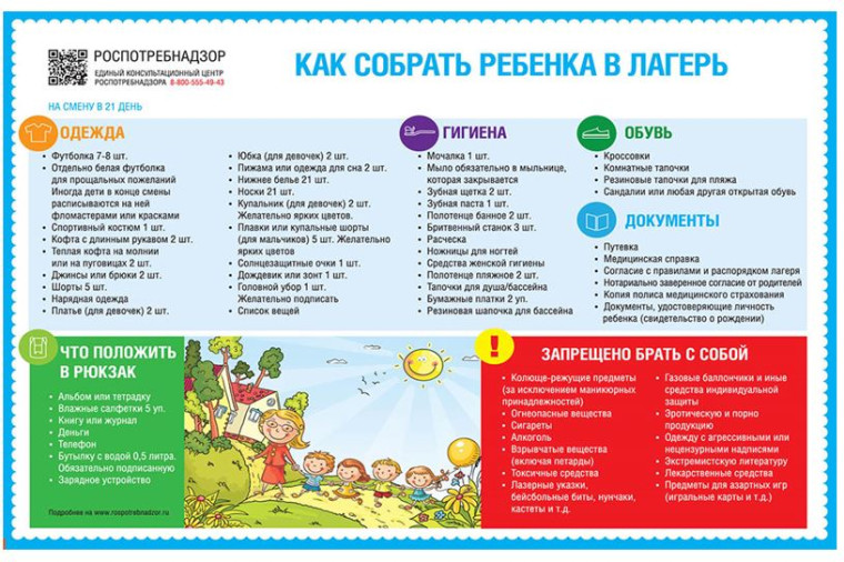 Как собрать ребенка в лагерь?.